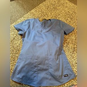 Greys Anatomy Collection 2 Pocket V-neck Top